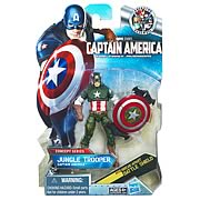 Capt. America Jungle Trooper Capt. America Figure, Not Mint